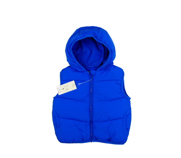 Nová modrá prošívaná zimní vesta George