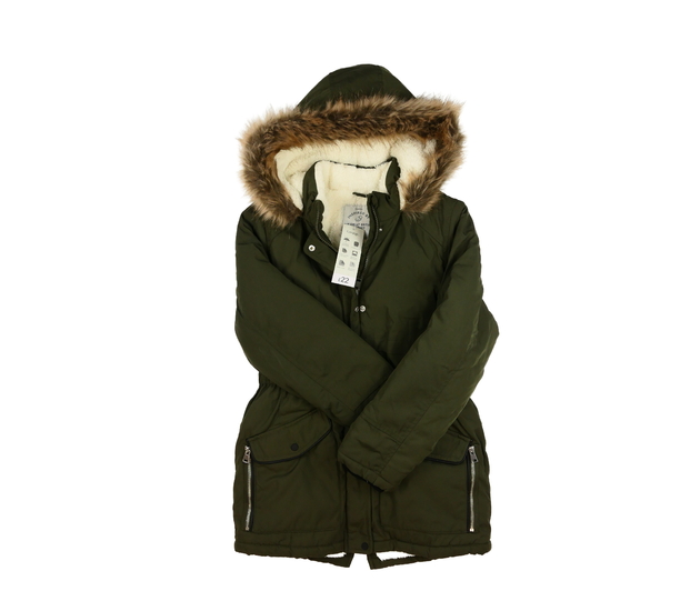 Nová zelená zimní parka George