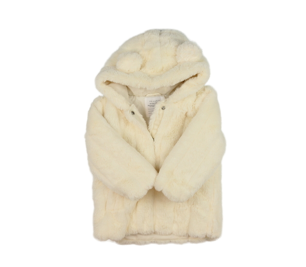 Krémová chlupatá bundička Primark 