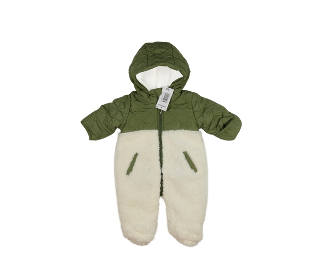 Nová zeleno-bílá zimní kombinéza 