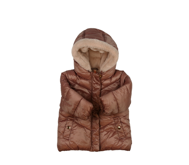 Krásná růžová prošívaná zimní bunda Next