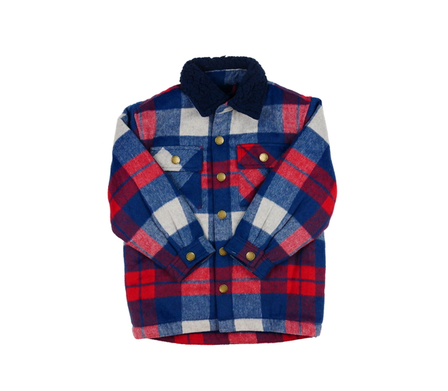 Kostkovaný zimní kabát Next