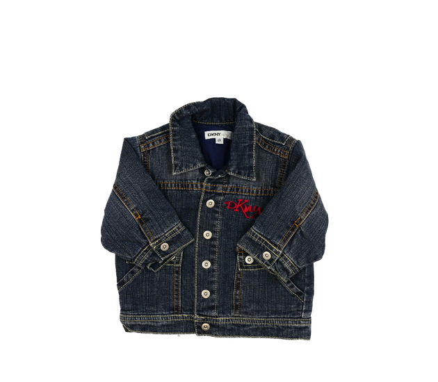 Tmavě modrá riflovka s podšívkou DKNY 