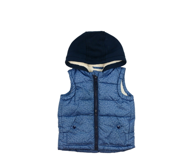 Modrá prošívaná vesta F&F