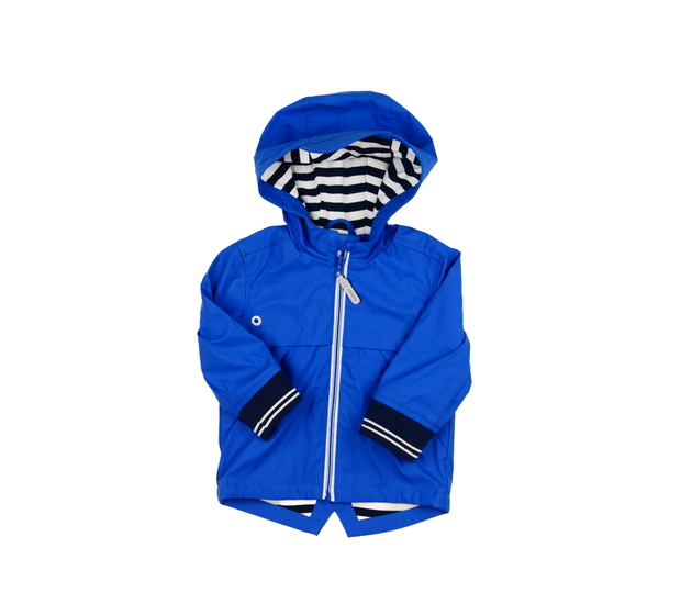 Modrá nepromokavá bunda s podšívkou 