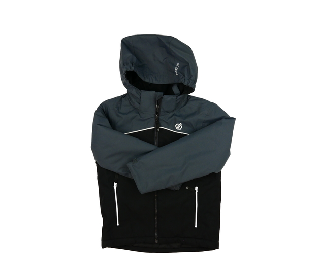 Černo-šedá zimní bunda 