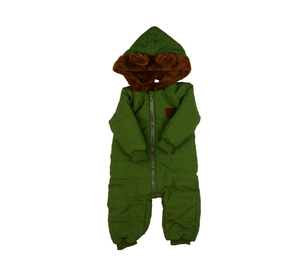 Zelená zimní kombinéza