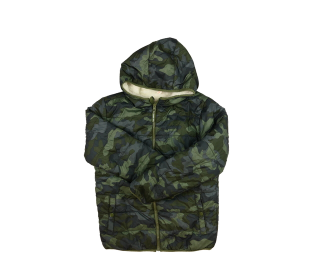 Maskáčová oboustranná zimní bunda 