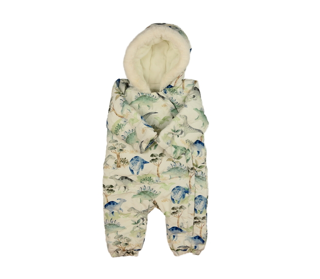 Bílý dinosauří zimní kombinéza Tu 