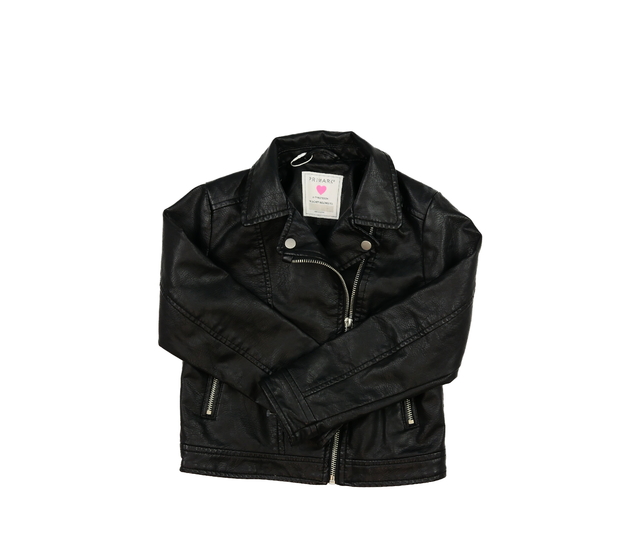 Černá koženková bunda Primark 