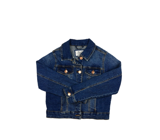 Modrá riflová bunda 