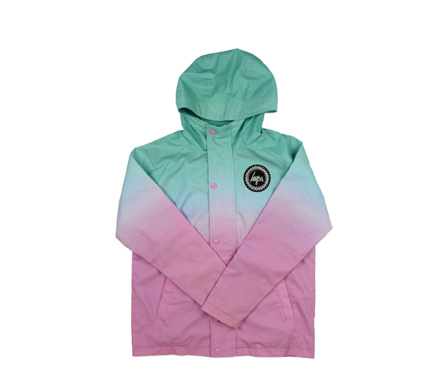 Barevná přechodová bunda s podšívkou Hype 