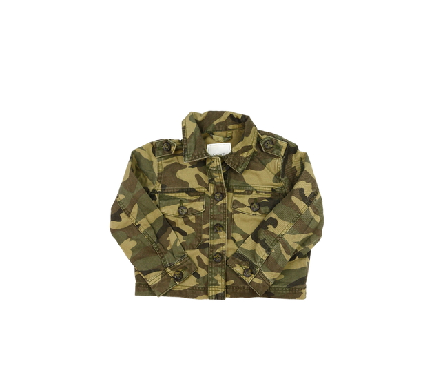 Zelená maskáčová riflová bunda Next