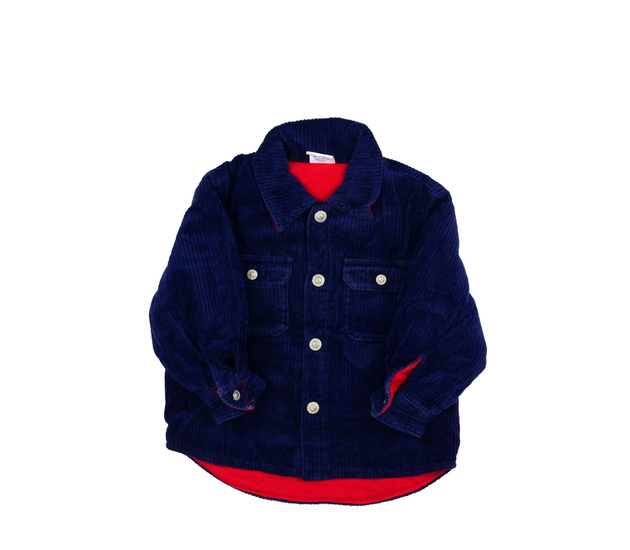 Tmavě modrá teplejší bunda 