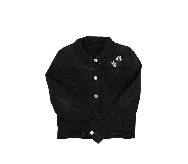 Tmavá riflová bunda Mickey Disney Primark 