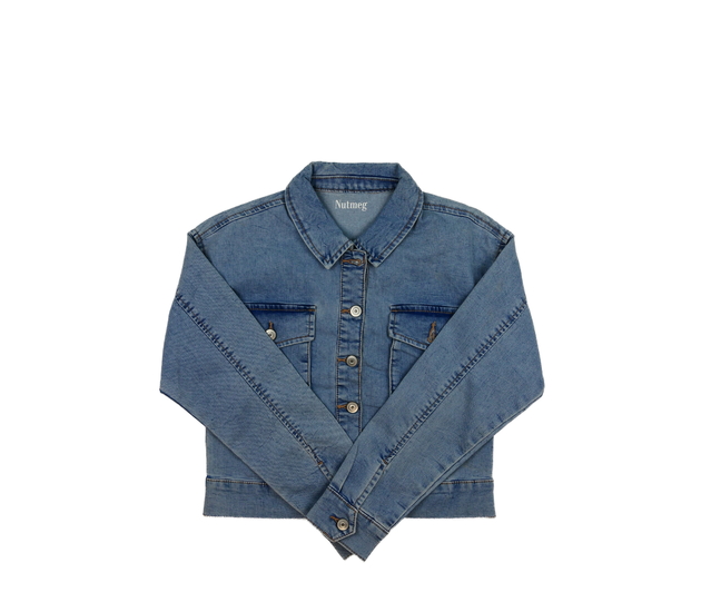 Modrá riflová bunda Nutmeg