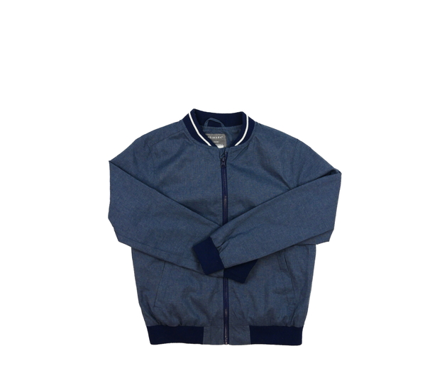 Modrá melírovaná slabá bunda Primark 