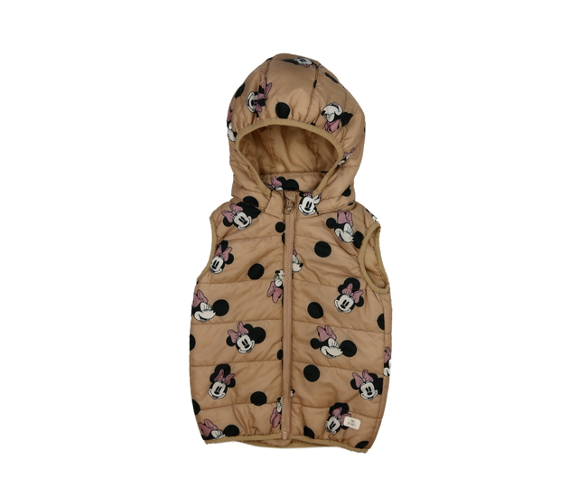 Hnědá slabší vesta Minnie Disney H&M