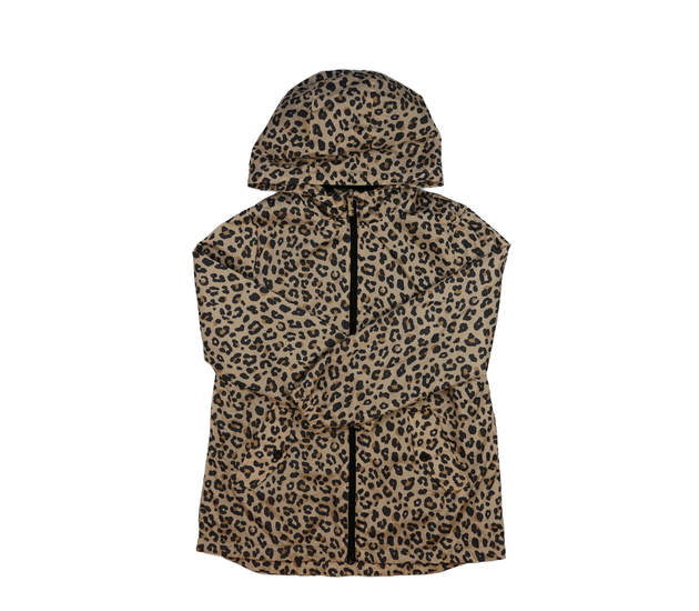 Hnědá vzorovaná přechodová bunda F&F