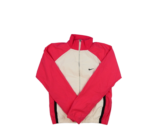 Bílo-růžová slabá bunda Nike 