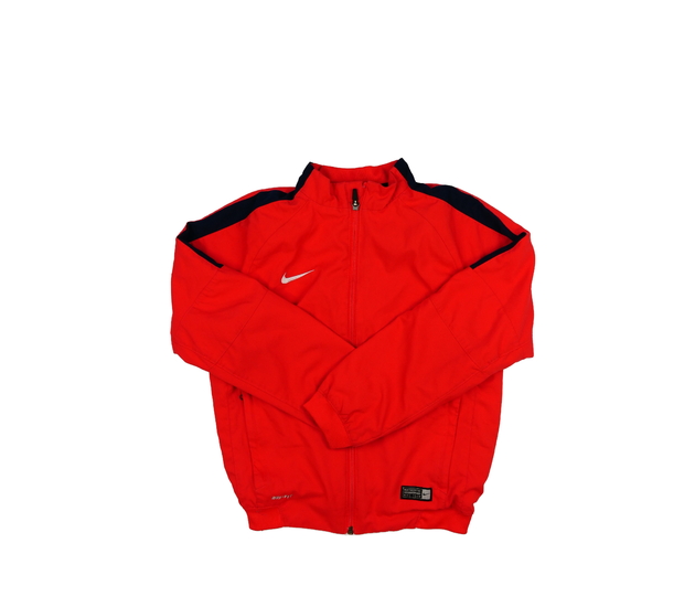 Červená sportovní slabá bunda Nike 