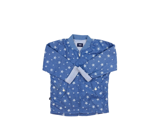 Modrá slabá bunda s hvězdami  