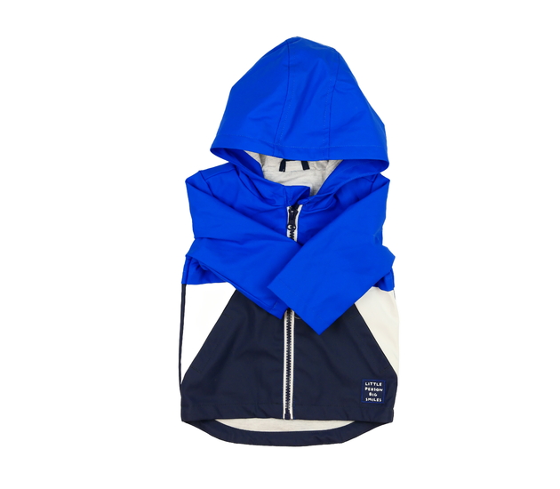 Modrá nepromokavá bunda s podšívkou F&F