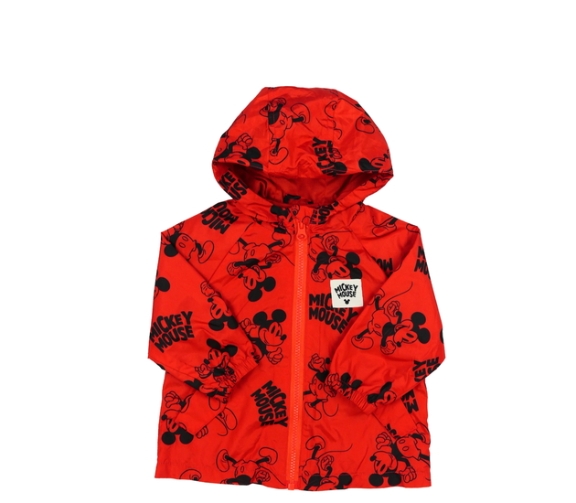 Červená větrovka Mickey Disney Primark 