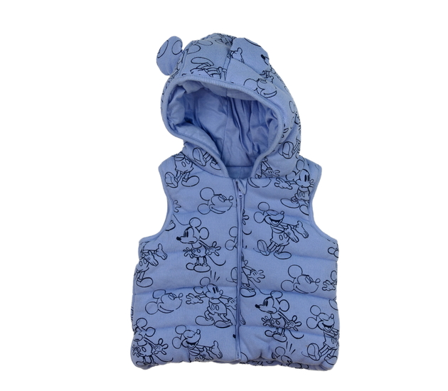 Modrá prošívaná vesta Mickey Disney George