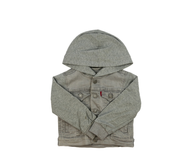 Šedá riflová bundička s mikinovými detaily Levi´s 