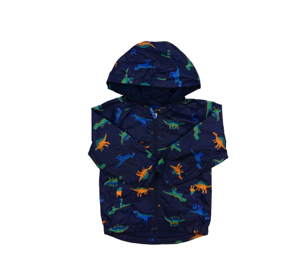 Modrá dinosauří větrovka s podšívkou 
