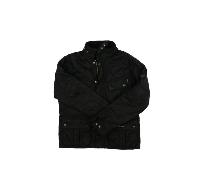 Černá prošívaná přechodová bunda Barbour 