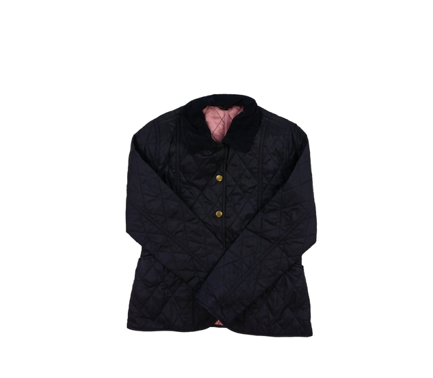 Tmavě modrá prošívaná bunda Barbour