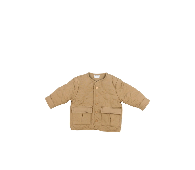 Hnědý prošívaný kabátek F&F