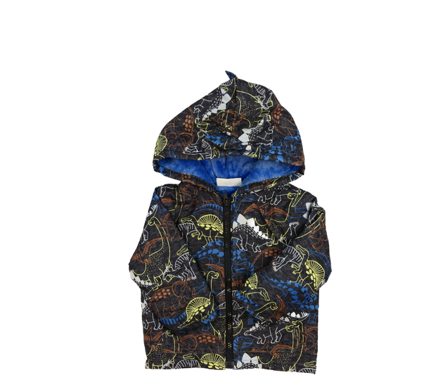 Tmavá dinosauří přechodová bunda