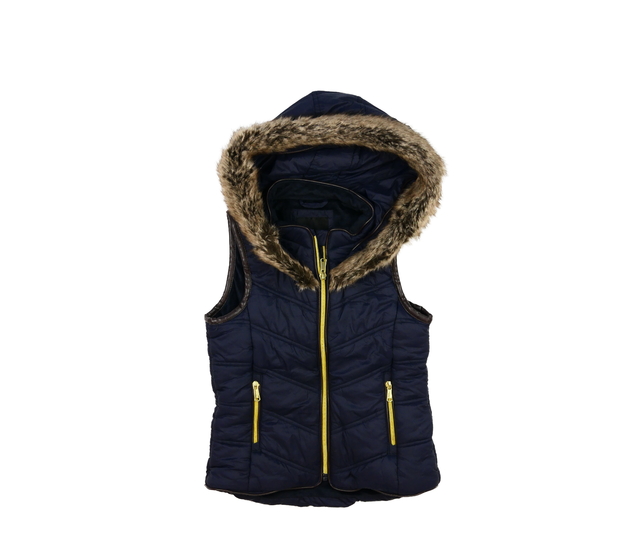 Tmavě modrá teplejší vesta Firetrap