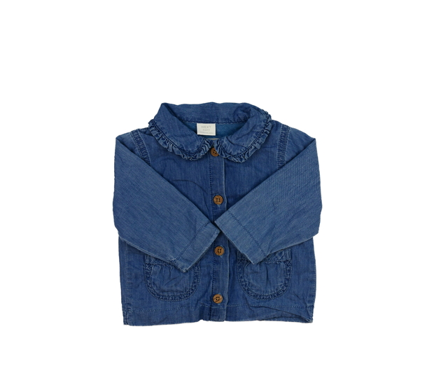 Modrá slabá bundička s podšívkou Next