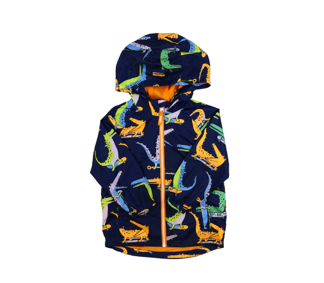 Tmavě modrá vtipná větrovka F&F