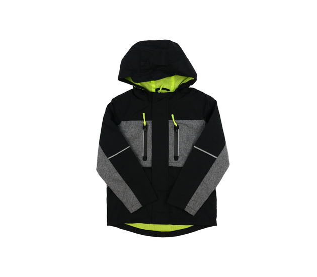 Černo-šedá slabší bunda Tu 