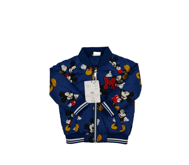 Nová modrá přechodová bunda Mickey Disney 