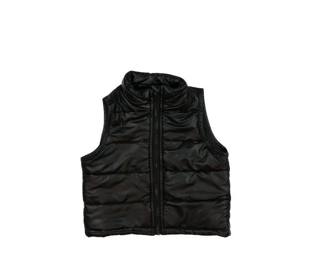 Černá prošívaná slabší vesta