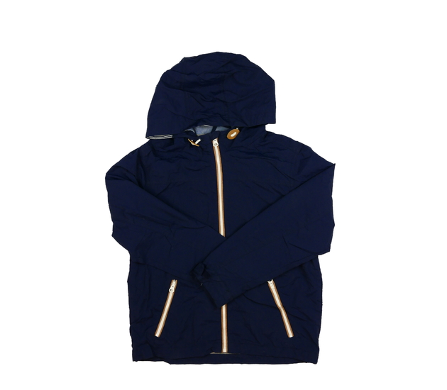 Tmavě modrá slabá bunda s podšívkou 