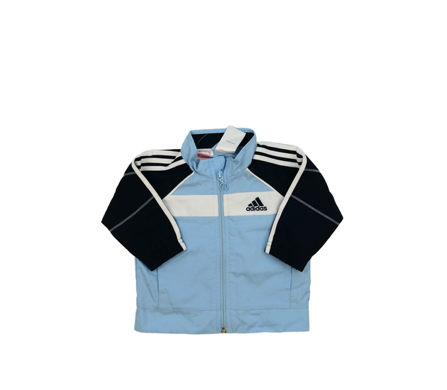 Modrá slabá bunda s podšívkou Adidas 