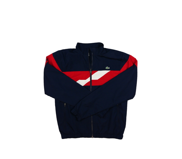 Tmavá větrovka s podšívkou vel. 176 Lacoste 