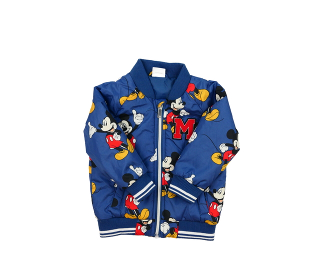 Modrá přechodová bunda Mickey Disney 