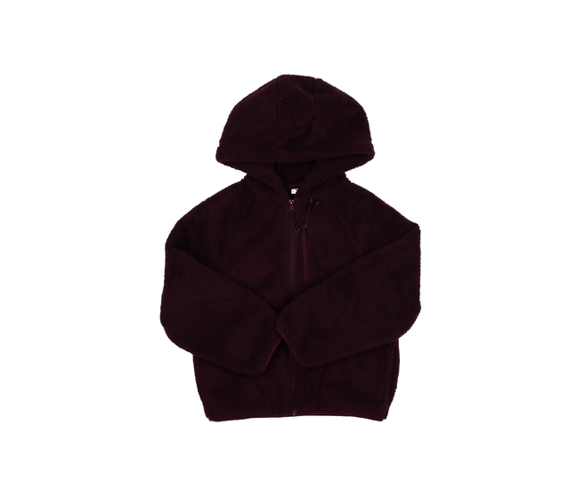 Nová tmavě purpurová beránková bunda Next
