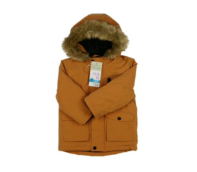 Nová hnědá zimní bunda nepromokavá Primark 