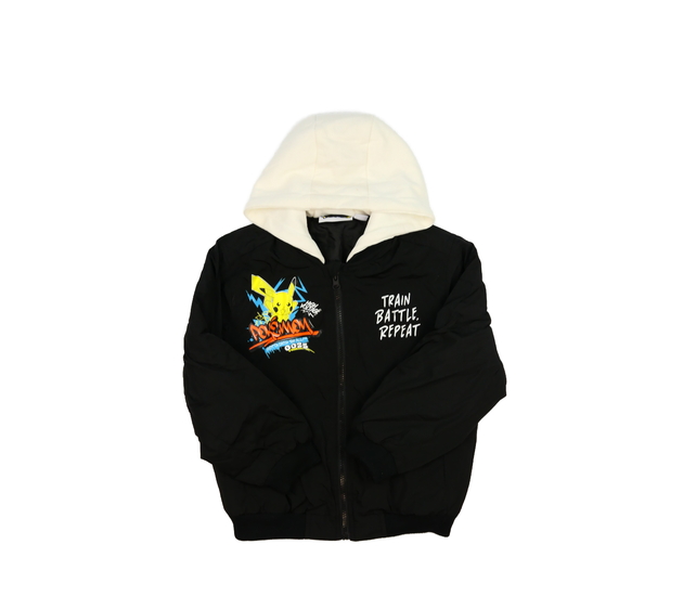 Černá podzimní bunda Pokémon Primark 