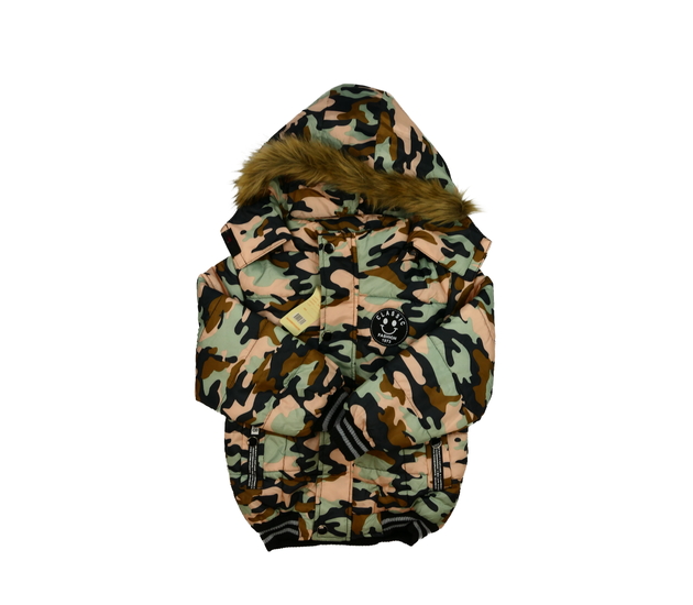 Nová světle maskáčová zimní bunda 