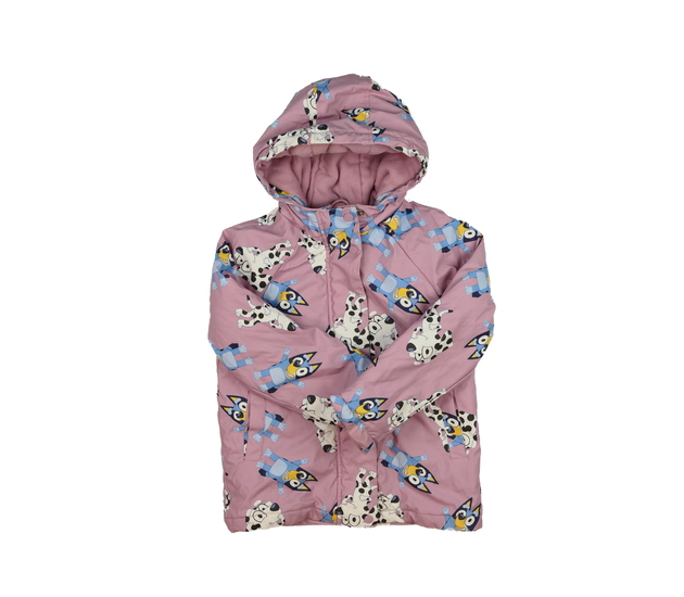 Fialová nepromokavá přechodová bunda Bluey Primark